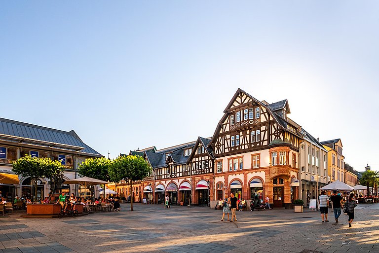 Der Marktplatz von Bad Homburg