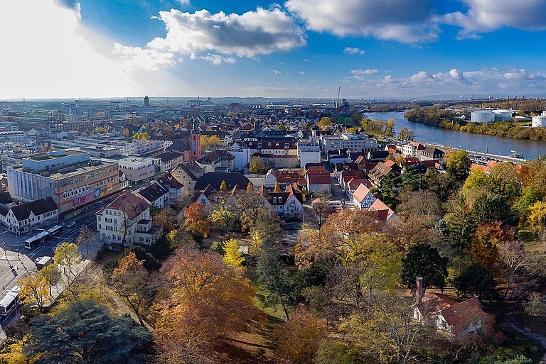 Stadtansicht von Rüsselshaiem